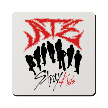 Stray Kids Boy band, Τετράγωνο μαγνητάκι ξύλινο 9x9cm