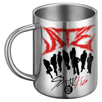 Stray Kids Boy band, Ανοξείδωτη Μεταλλική Κούπα 450ml - Διπλού Τοιχώματος