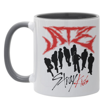 Stray Kids Boy band, Mug colored grey, ceramic, 330ml