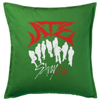 Stray Kids Boy band, Sofa cushion Green 50x50cm includes filling