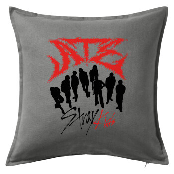 Stray Kids Boy band, Sofa cushion Grey 50x50cm includes filling