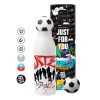 Soccer Metal mug thermos, double wall, 550ml