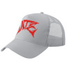 Trucker Hat with Mesh, GREY, (COTTON, KIDS, UNISEX, ONE SIZE)