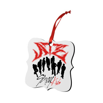 Stray Kids Boy band, Christmas ornament polygon wooden 7.5cm