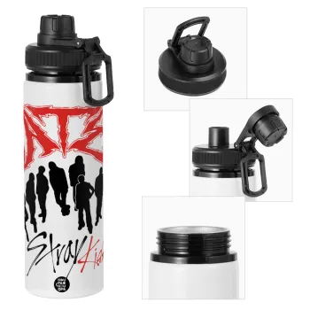 Stray Kids Boy band, Metal water bottle with safety cap, aluminum 850ml