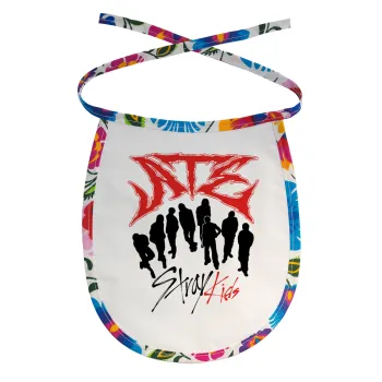 Stray Kids Boy band, Σαλιάρα μωρού αλέκιαστη με κορδόνι Χρωματιστή