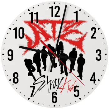 Stray Kids Boy band, Ρολόι τοίχου ξύλινο (30cm)