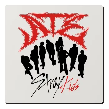 Stray Kids Boy band, Τετράγωνο μαγνητάκι ξύλινο 6x6cm