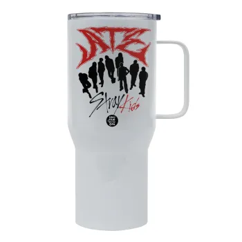 Stray Kids Boy band, Tumbler με καπάκι, διπλού τοιχώματος (θερμό) 750L