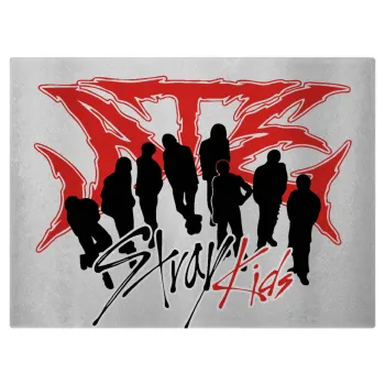 Stray Kids Boy band, Επιφάνεια κοπής γυάλινη (38x28cm)