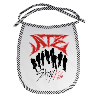 Stray Kids Boy band, Σαλιάρα μωρού αλέκιαστη με κορδόνι Μαύρη