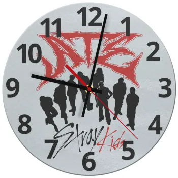 Stray Kids Boy band, Ρολόι τοίχου γυάλινο (30cm)