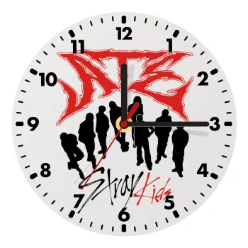 Stray Kids Boy band, Ρολόι τοίχου ξύλινο (20cm)