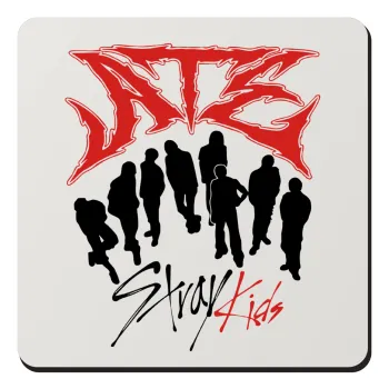 Stray Kids Boy band, Τετράγωνο μαγνητάκι ξύλινο 9x9cm