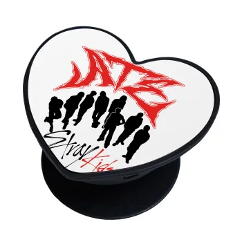 Stray Kids Boy band, Phone Holders Stand  καρδιά Μαύρο Βάση Στήριξης Κινητού στο Χέρι