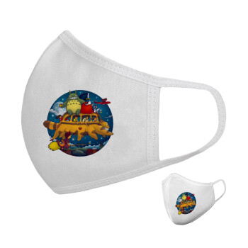 Totoro Catbus, Μάσκα υφασμάτινη υψηλής άνεσης παιδική (Δώρο πλαστική θήκη)