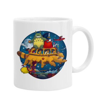 Totoro Catbus, Ceramic coffee mug, 330ml