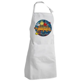 Totoro Catbus, Ποδιά Σεφ Ολόσωμη Ενήλικων (με ρυθμιστικά και 2 τσέπες)