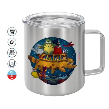 Totoro Catbus, Mug Stainless steel double wall 300ml