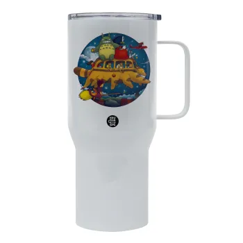Totoro Catbus, Tumbler με καπάκι, διπλού τοιχώματος (θερμό) 750L
