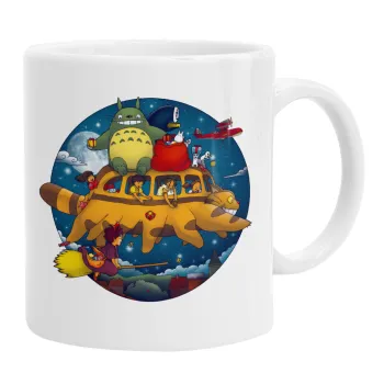 Totoro Catbus, Κούπα, κεραμική, 330ml