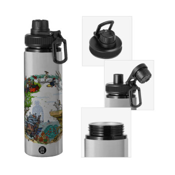 Στούδιο Γκίβλι, Metallic water bottle with safety cap, 850ml aluminum