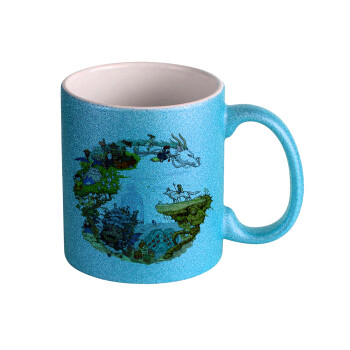 Στούδιο Γκίβλι, Κούπα Σιέλ Glitter που γυαλίζει, κεραμική, 330ml