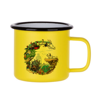 Στούδιο Γκίβλι, Κούπα Μεταλλική εμαγιέ ΜΑΤ Κίτρινη 360ml