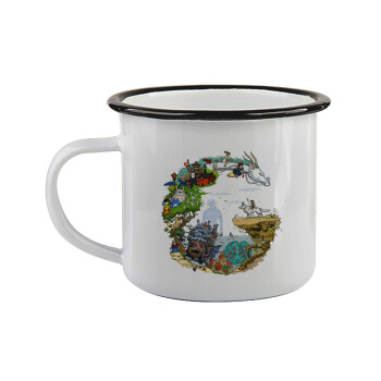 Στούδιο Γκίβλι, Κούπα εμαγιέ με μαύρο χείλος 360ml