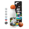 Bascetball Metal mug thermos, double wall, 550ml