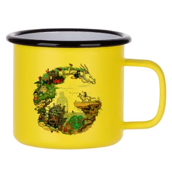 Στούδιο Γκίβλι, Κούπα Μεταλλική εμαγιέ ΜΑΤ Κίτρινη 360ml