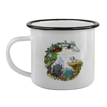 Στούδιο Γκίβλι, Κούπα εμαγιέ με μαύρο χείλος 360ml