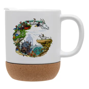 Στούδιο Γκίβλι, Κούπα, κεραμική με βάση φελού και καπάκι (ΜΑΤ), 330ml