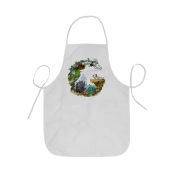 Στούδιο Γκίβλι, Ποδιά Σεφ ολόσωμη κοντή  Παιδική (44x62cm)