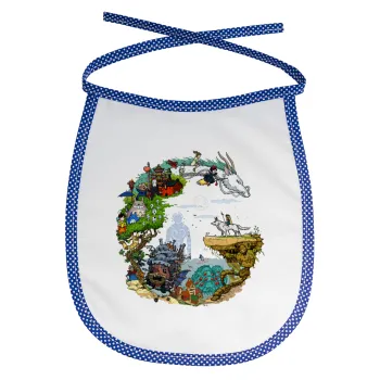 Στούδιο Γκίβλι, Σαλιάρα μωρού αλέκιαστη με κορδόνι Μπλε