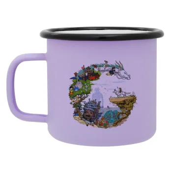 Στούδιο Γκίβλι, Κούπα Μεταλλική εμαγιέ ΜΑΤ Light Pastel Purple 360ml