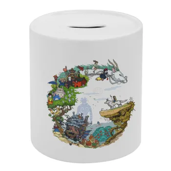 Στούδιο Γκίβλι, Κουμπαράς πορσελάνης με τάπα