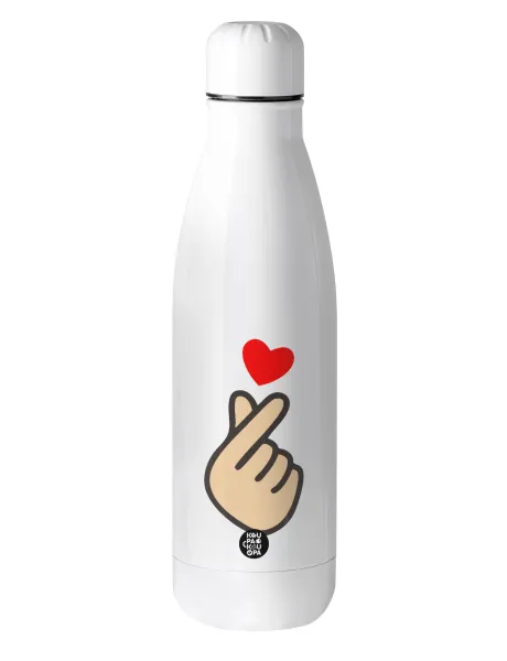 Korean Finger Heart — Μεταλλικό παγούρι θερμός (Stainless steel), 500ml