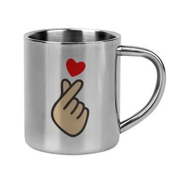 Korean Finger Heart, Κούπα Ανοξείδωτη διπλού τοιχώματος 300ml