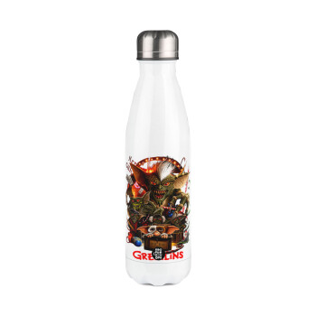 Gremlins, Metal mug thermos White (Stainless steel), double wall, 500ml