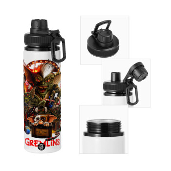 Gremlins, Μεταλλικό παγούρι νερού με καπάκι ασφαλείας, αλουμινίου 850ml