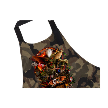 Gremlins, Ποδιά Σεφ με τσέπες, Βαμβακερή, Camouflage (ΕΝΗΛΙΚΩΝ, 100% COTTON)