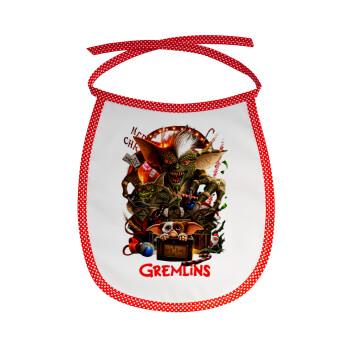 Gremlins, Σαλιάρα μωρού αλέκιαστη με κορδόνι Κόκκινη
