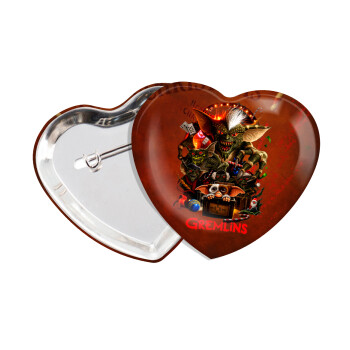 Gremlins, Κονκάρδα παραμάνα καρδιά (57x52mm)