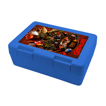 Gremlins, Παιδικό δοχείο κολατσιού ΜΠΛΕ 185x128x65mm (BPA free πλαστικό)
