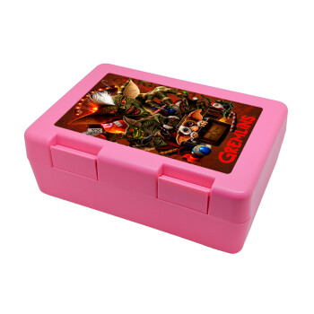 Gremlins, Παιδικό δοχείο κολατσιού ΡΟΖ 185x128x65mm (BPA free πλαστικό)