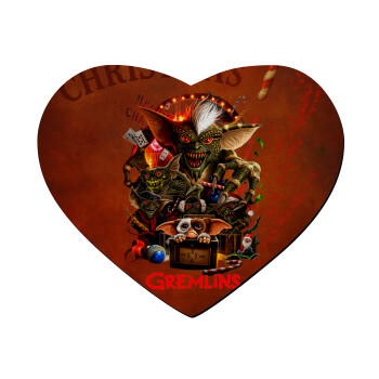 Gremlins, Mousepad καρδιά 23x20cm