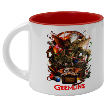 Gremlins, Κούπα κεραμική 400ml Λευκή/Κόκκινη
