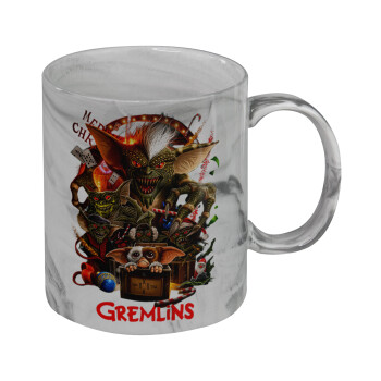 Gremlins, Κούπα κεραμική, marble style (μάρμαρο), 330ml