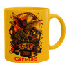 Ceramic coffee mug yellow, 330ml
